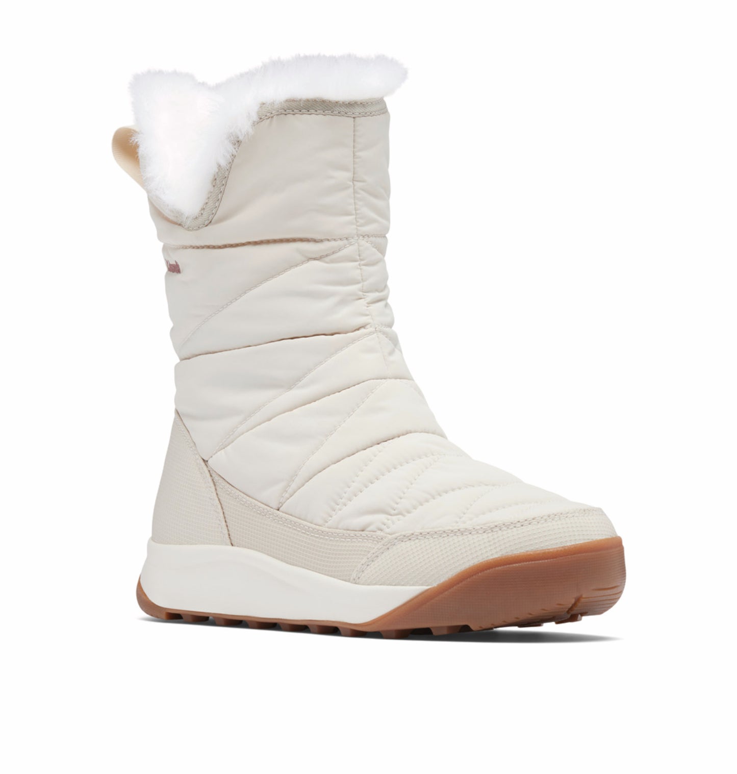 Columbia Women Beige OmniHeat Reflective Minx Slip V Waterproof Snow Sports Boots