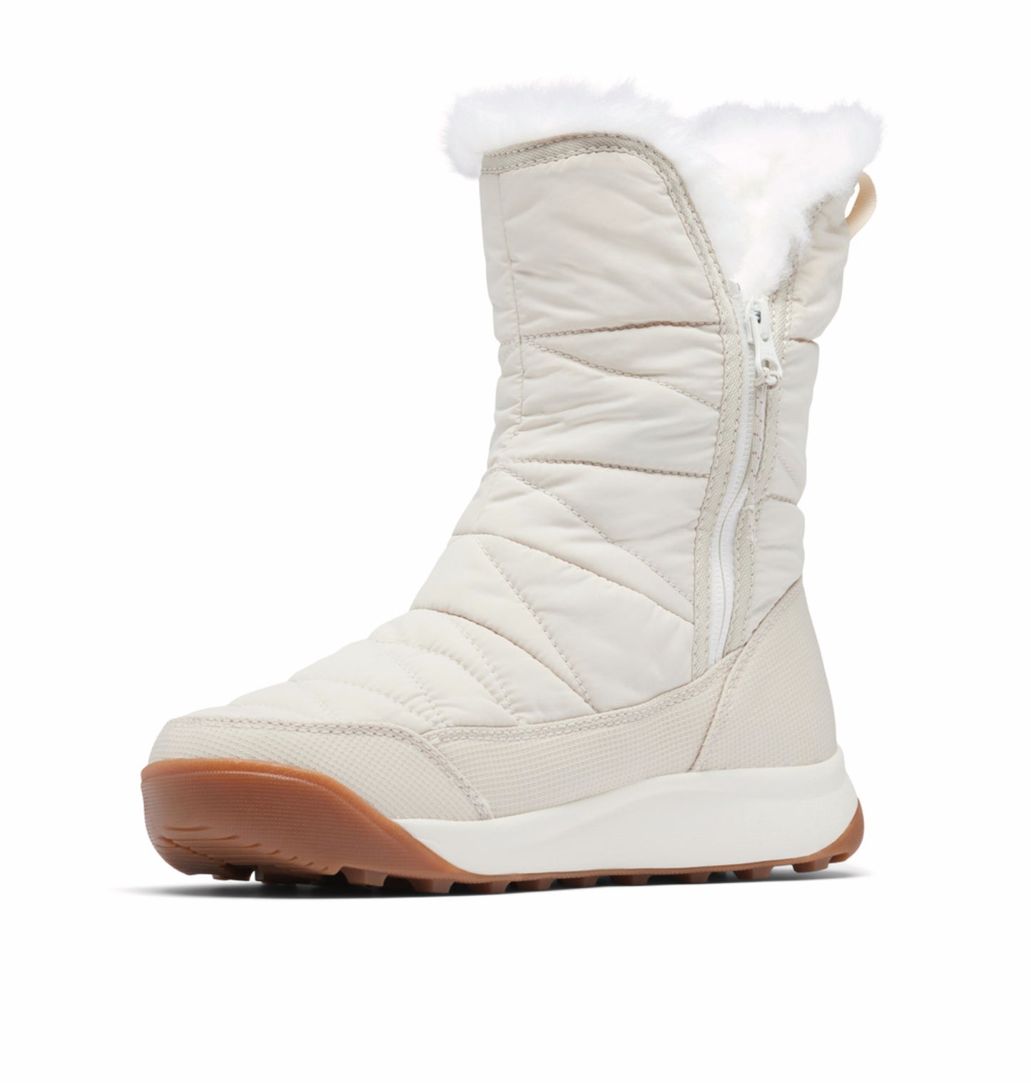 Columbia Women Beige OmniHeat Reflective Minx Slip V Waterproof Snow Sports Boots