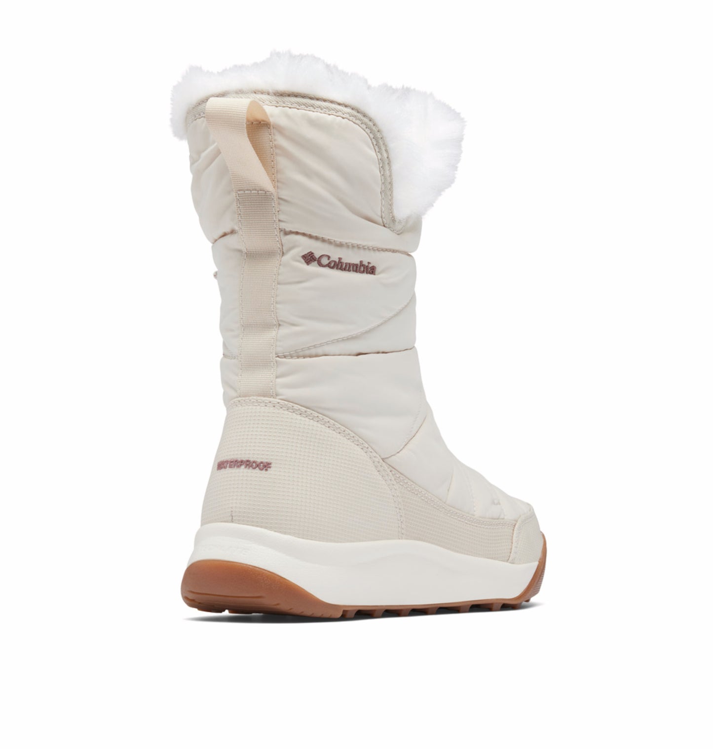 Columbia Women Beige OmniHeat Reflective Minx Slip V Waterproof Snow Sports Boots