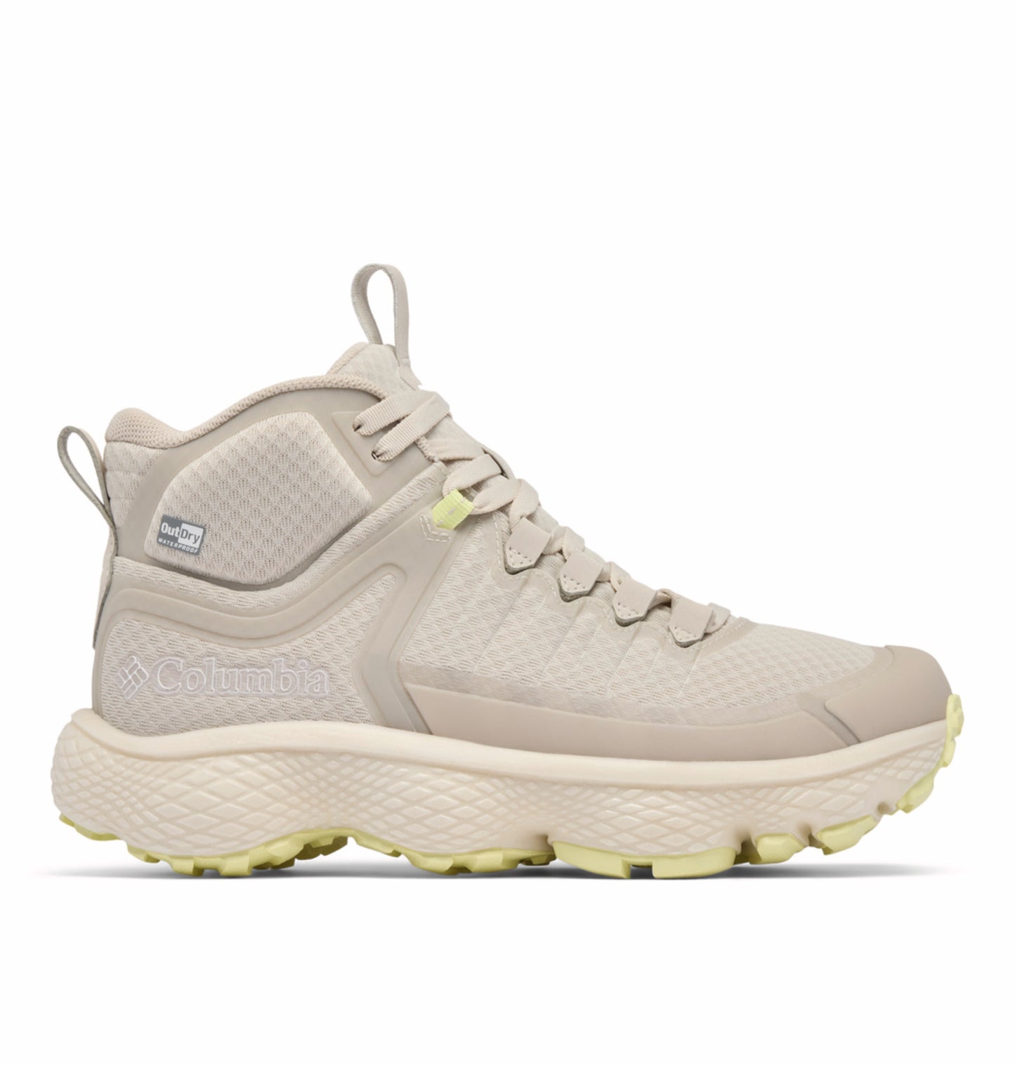 Columbia Women Beige OmniMax Escape Thrive Titanium Waterproof Hiking and Trekking Shoes