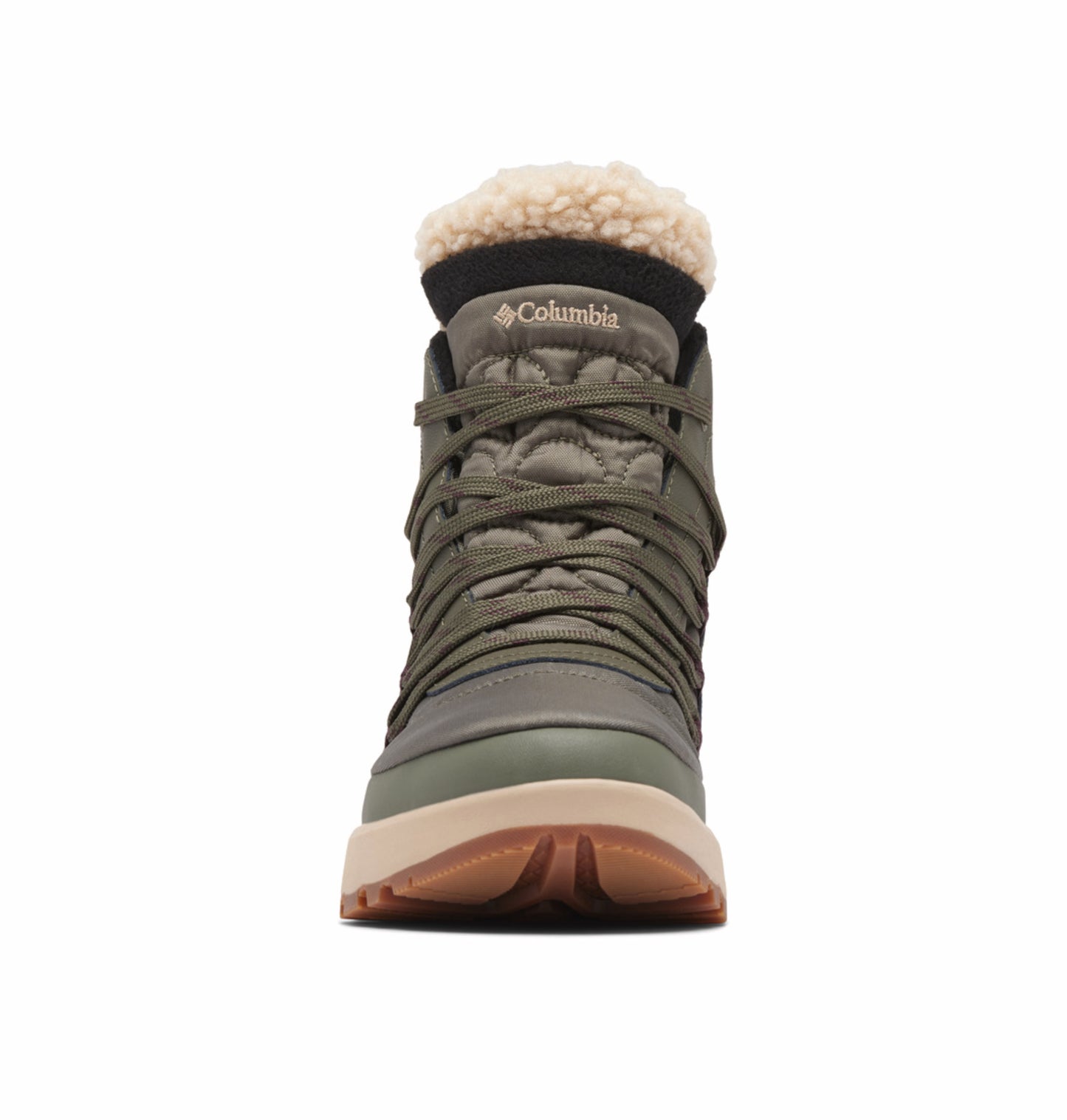 Columbia Women Green OmniHeat Reflective Red Hills Waterproof Snow Sports Boots