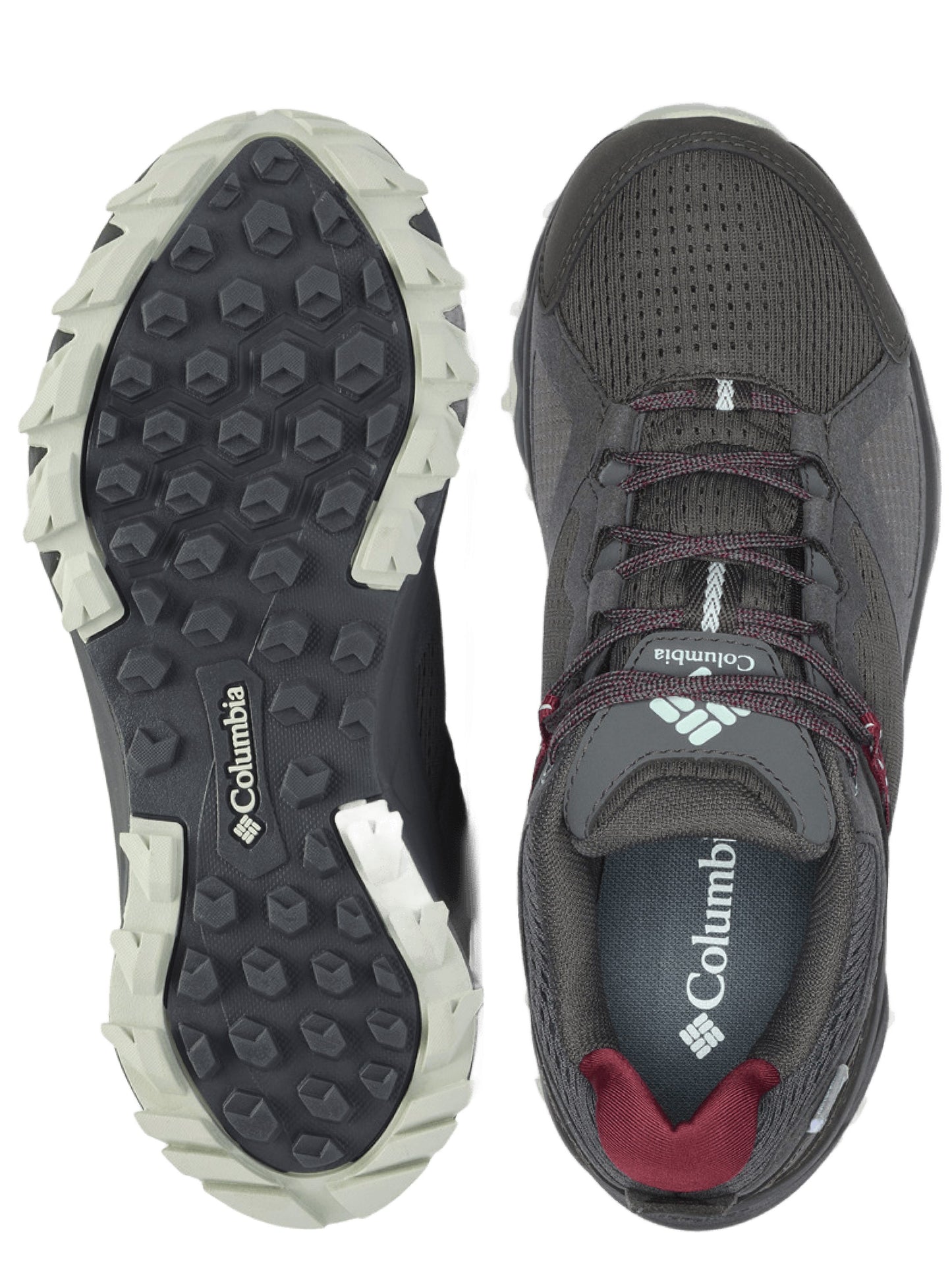 Columbia Women Dark Grey OutDry Peakfreak Hera Hiking Shoes - Fully Waterproof Trekking Footwear