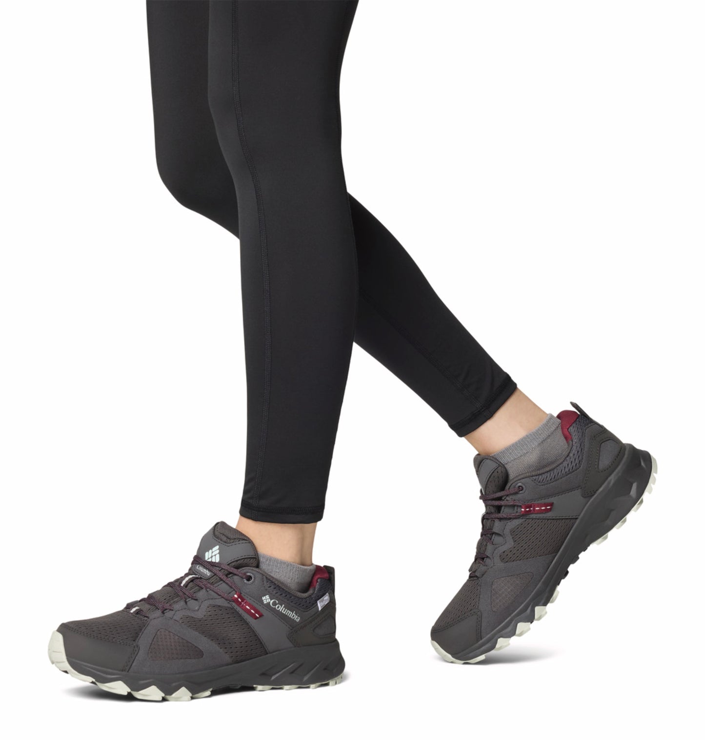 Columbia Women Dark Grey OutDry Peakfreak Hera Hiking Shoes - Fully Waterproof Trekking Footwear