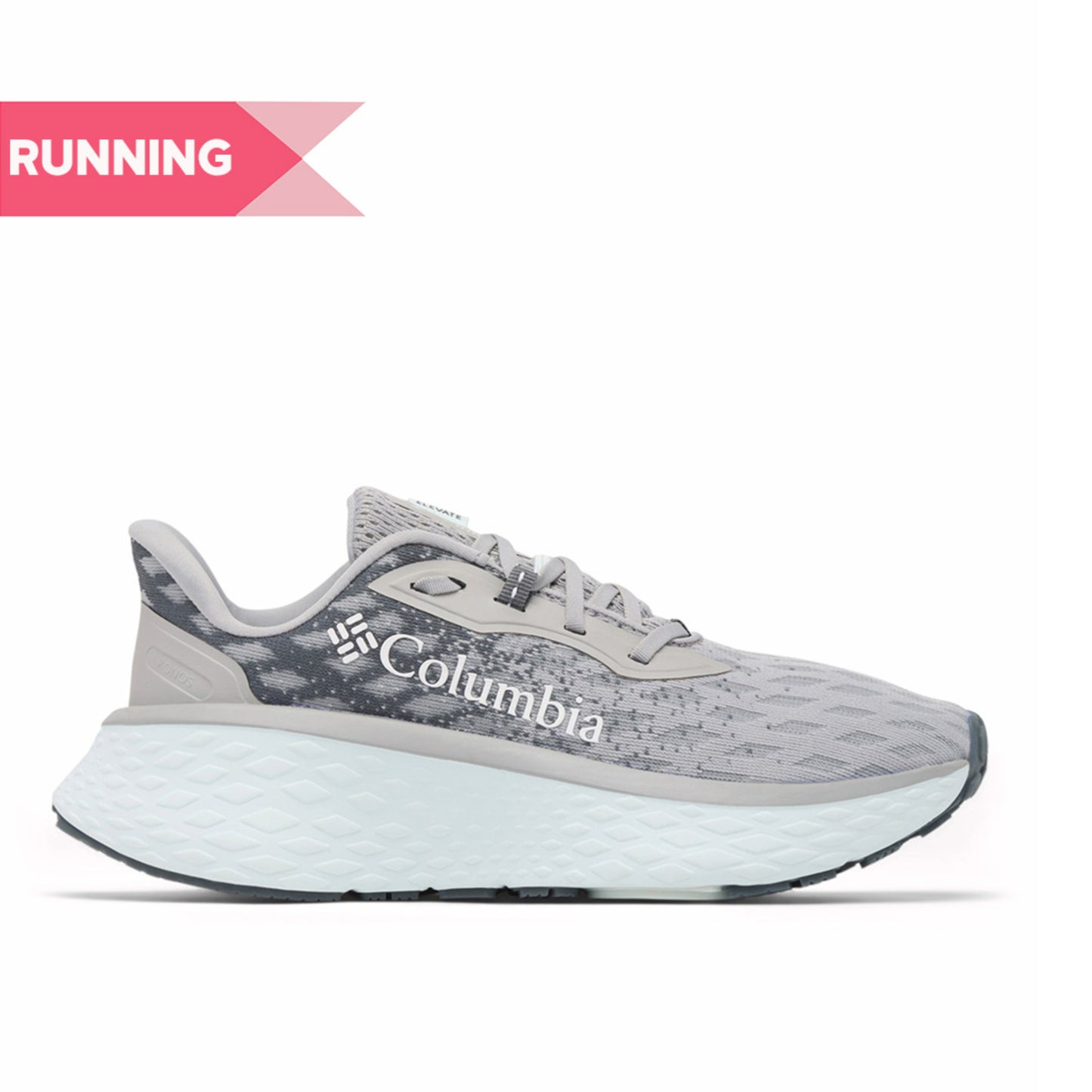 Columbia Women Grey OmniGrip Konos Elevate Trail Running Shoes