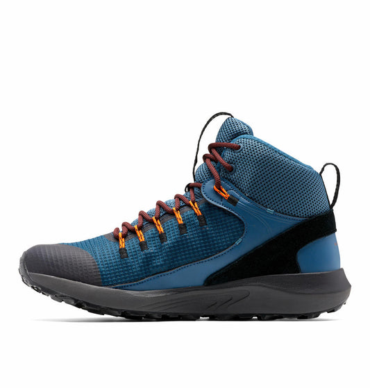 Columbia Mens Blue Trailstorm Mid Waterproof Shoes
