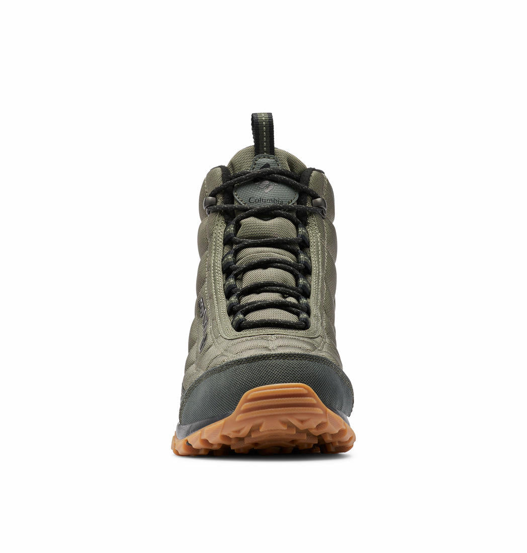 Columbia Men Green FIRECAMP BOOT Water Resistant Shoes