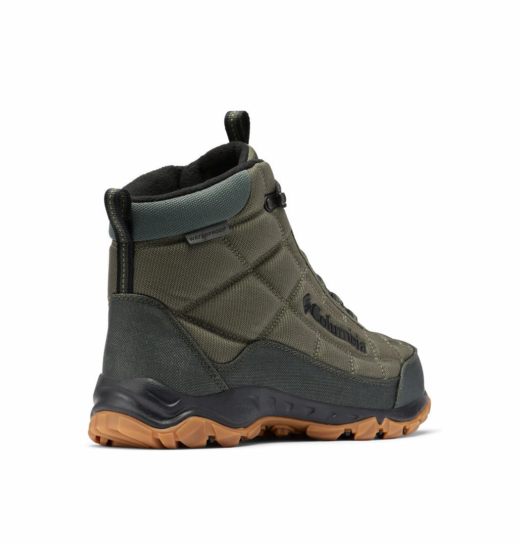 Columbia Men Green FIRECAMP BOOT Water Resistant Shoes