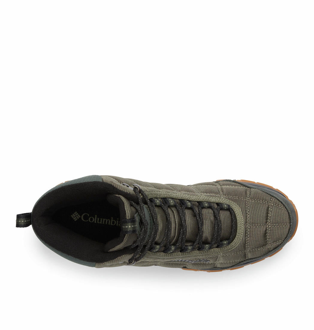 Columbia Men Green FIRECAMP BOOT Water Resistant Shoes