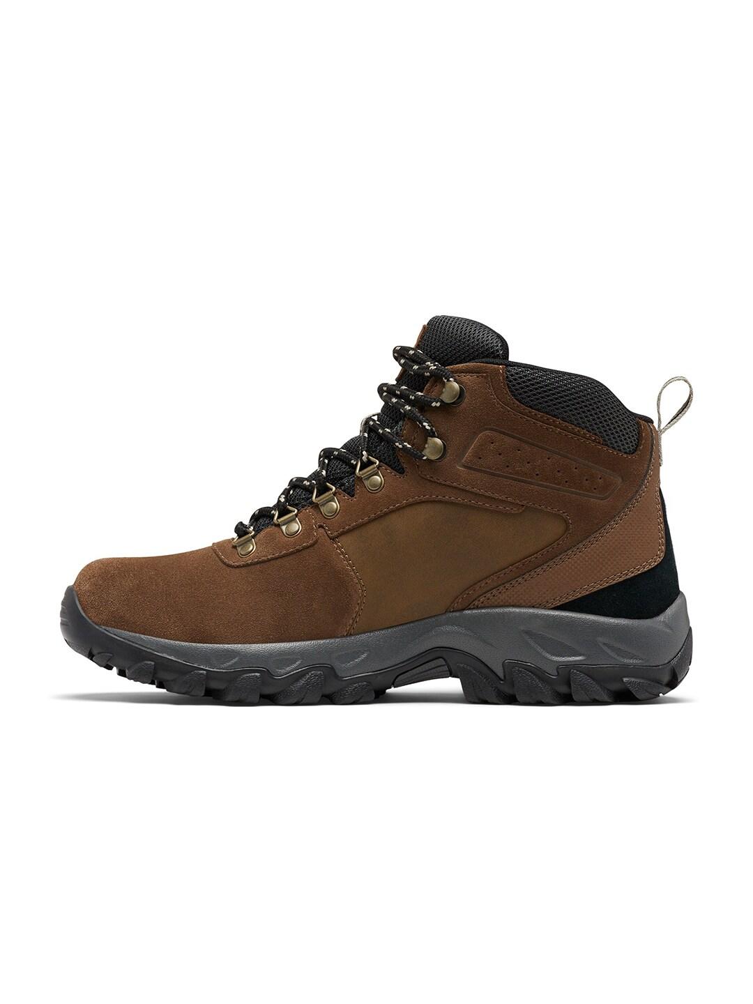 Columbia Men Brown NEWTON RIDGE PLUS II SUEDE WP