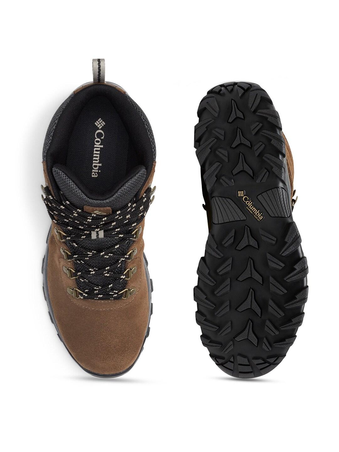 Columbia Men Brown NEWTON RIDGE PLUS II SUEDE WP