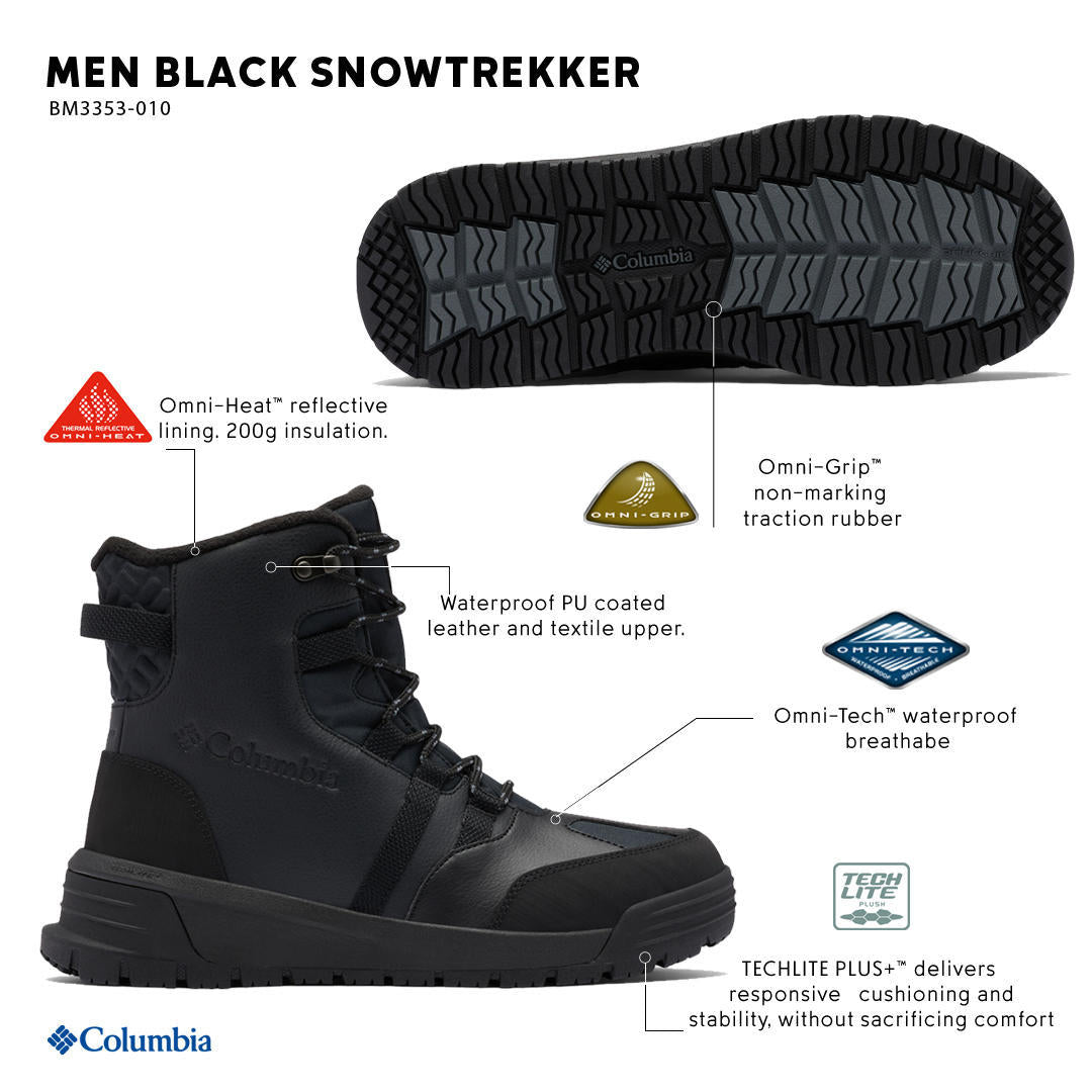 Columbia Men Black SNOWTREKKER