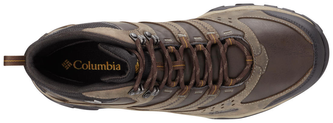 Columbia Men Brown PEAKFREAK XCRSN MID LEATHER OUTDRY