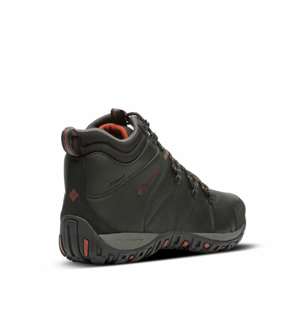 Columbia Men Black PEAKFREAK VENTURE MID OMNI-H Water Resistant Shoes