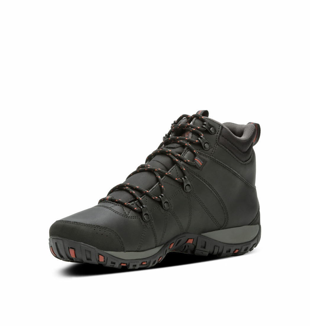 Columbia Men Black PEAKFREAK VENTURE MID OMNI-H Water Resistant Shoes