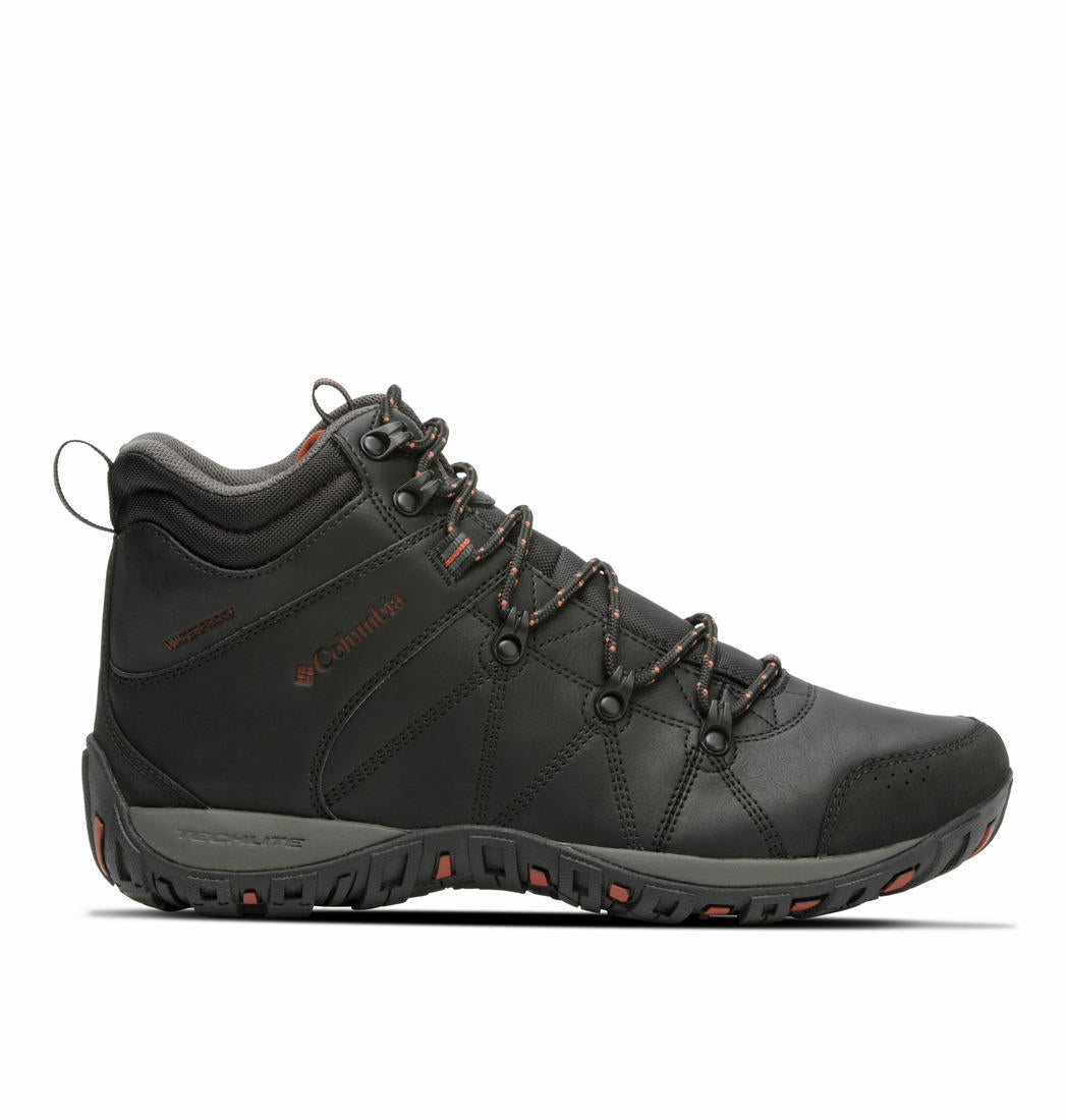 Columbia Men Black PEAKFREAK VENTURE MID OMNI-H Water Resistant Shoes