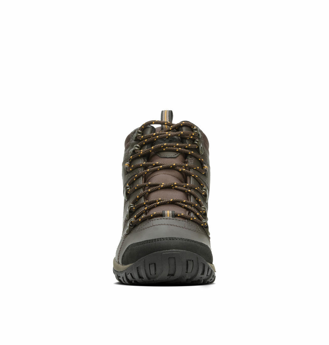 Columbia Men Brown PEAKFREAK VENTURE MID OMNI-H Water Resistant Shoes