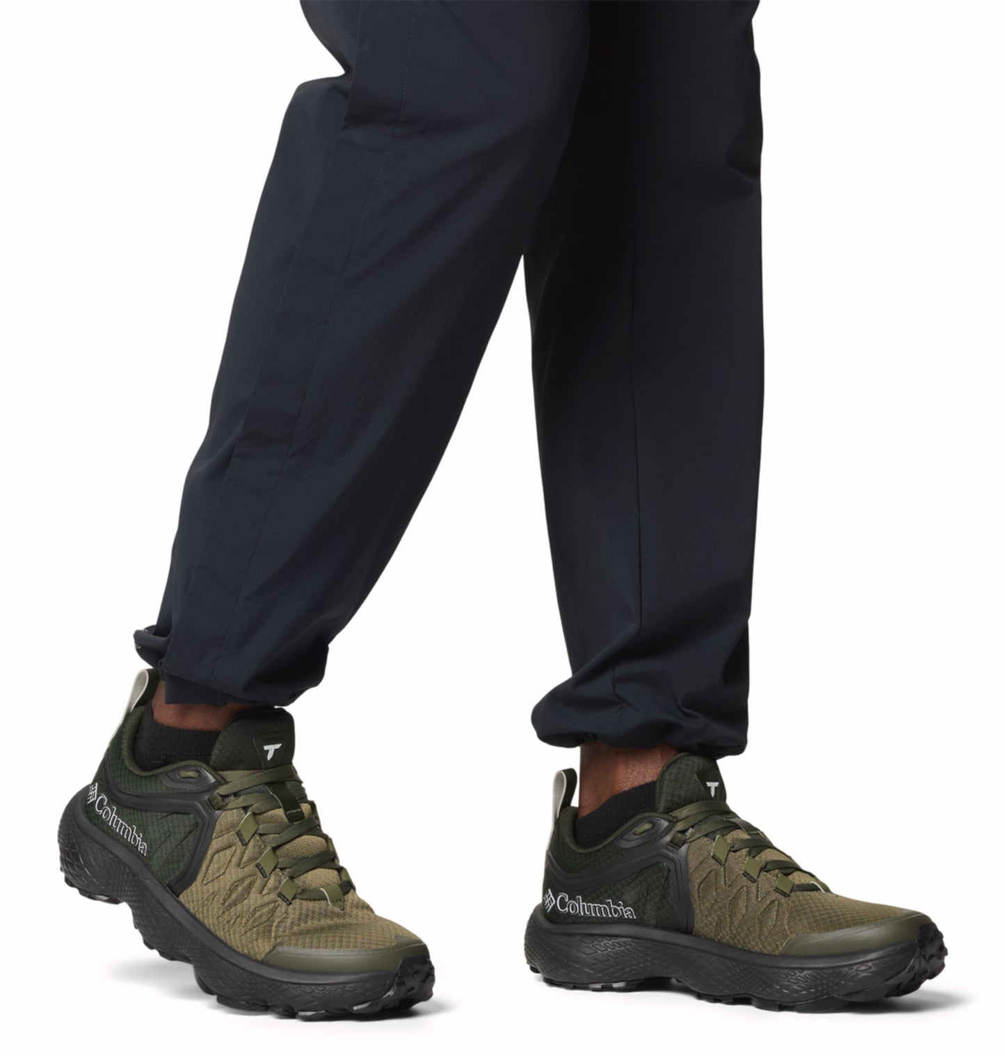 Columbia Men Green OmniMax Escape Thrive Titanium Hiking and Trekking Shoes
