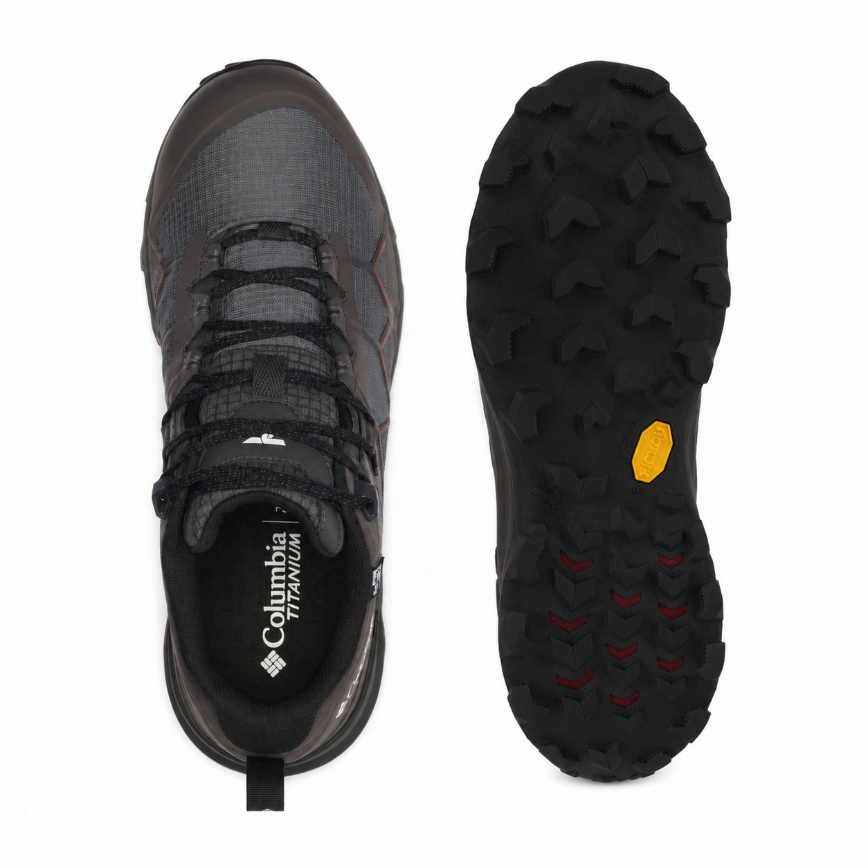 Columbia Men Grey OutDry Peakfreak Titanium Shoes (Fully Waterproof)