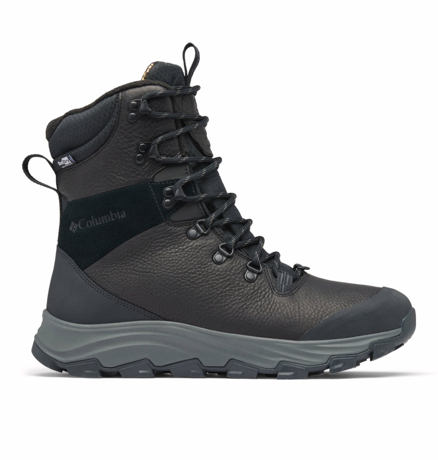 Columbia Men Black OmniGrip Ice Expeditionist Extreme Waterproof Snow Sports Boots