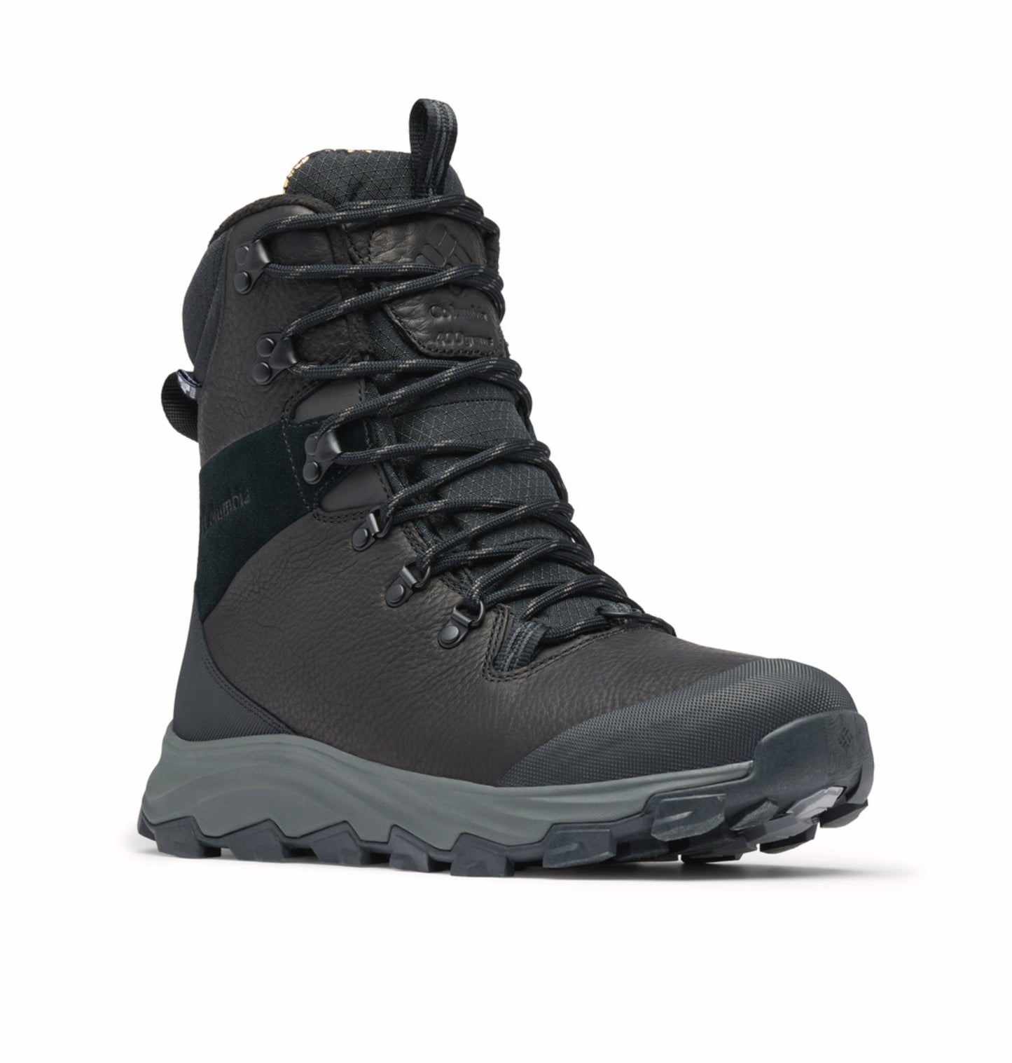 Columbia Men Black OmniGrip Ice Expeditionist Extreme Waterproof Snow Sports Boots