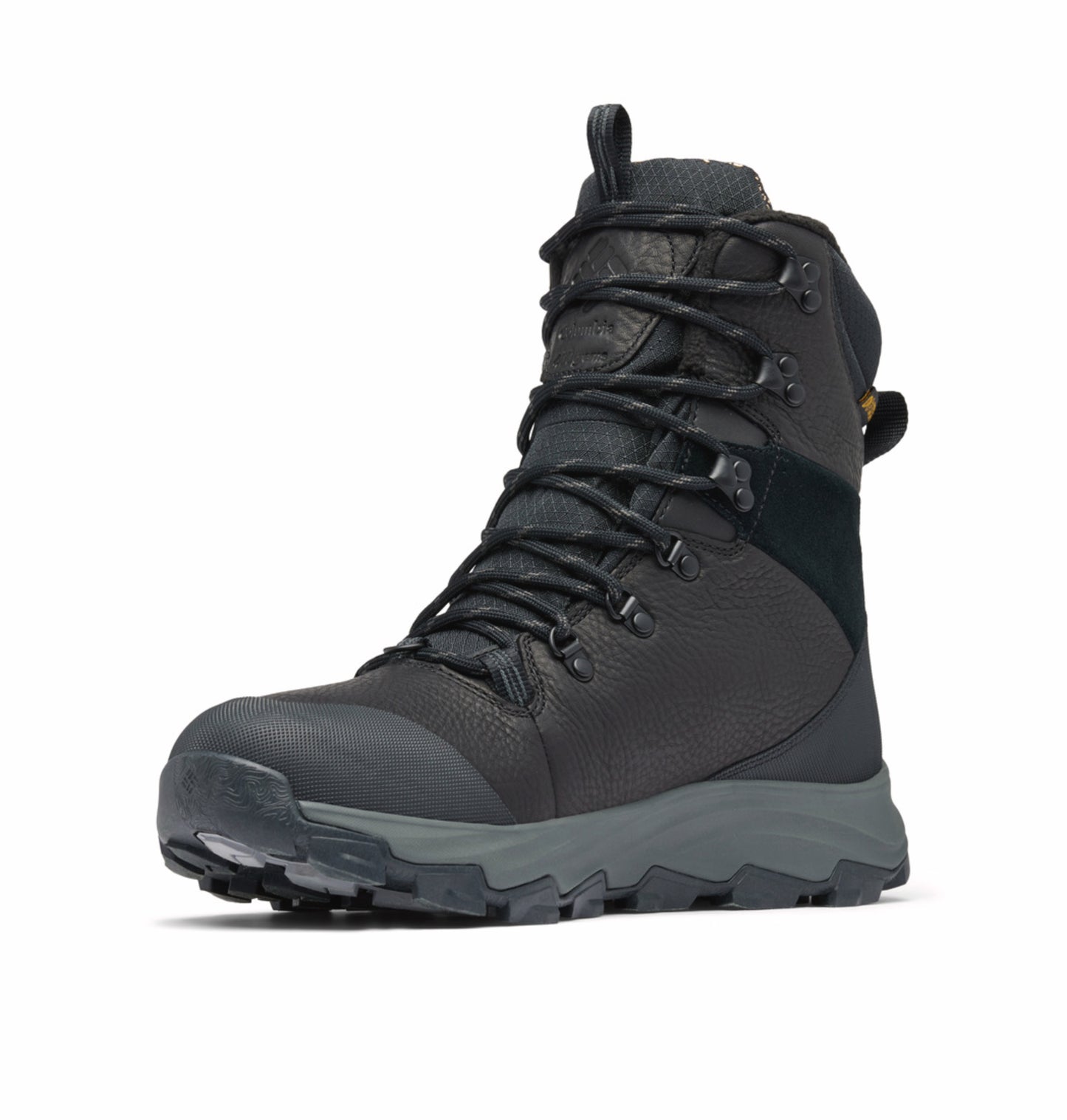 Columbia Men Black OmniGrip Ice Expeditionist Extreme Waterproof Snow Sports Boots