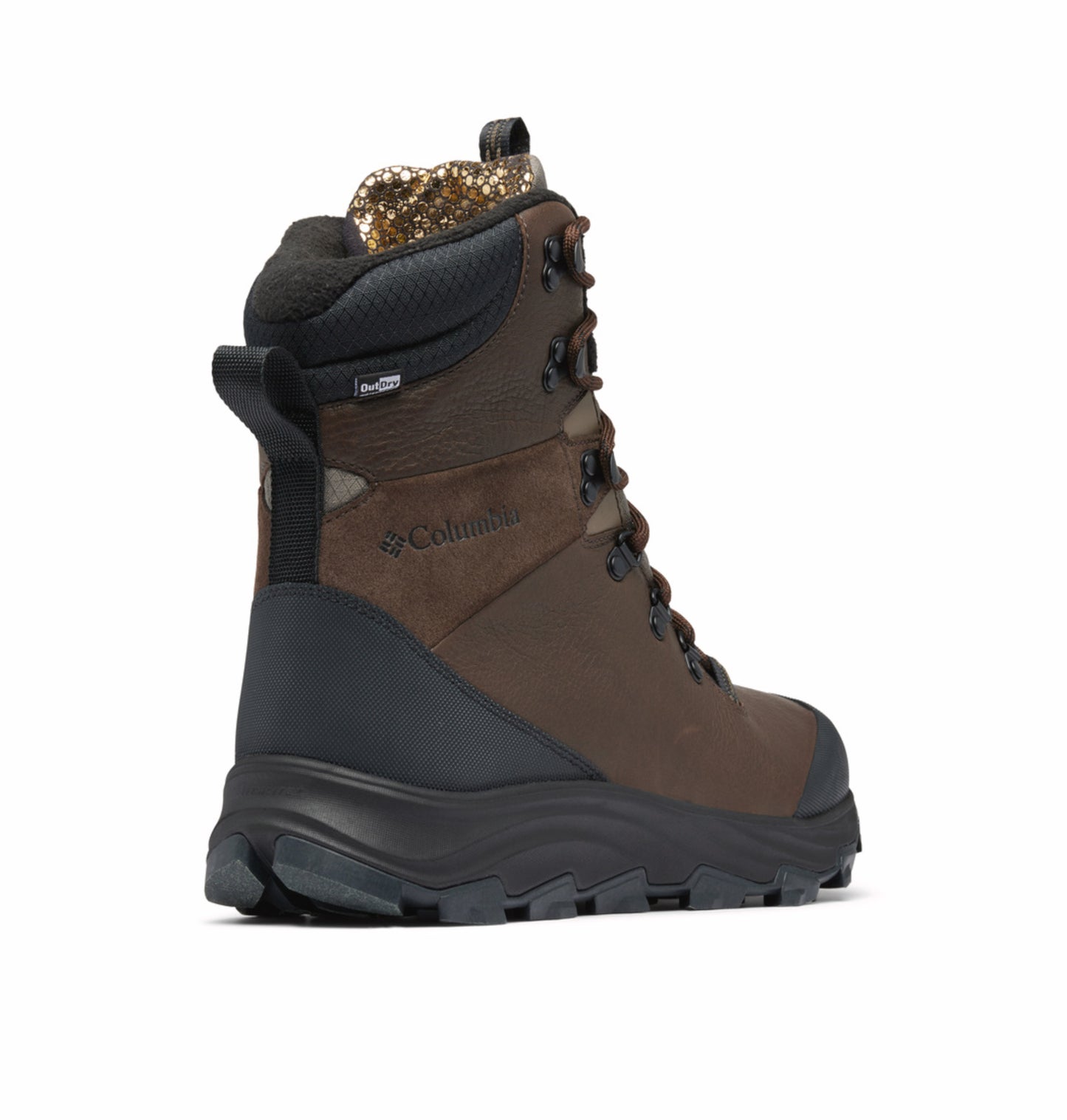Columbia Men Brown Omnigrip ice Expeditionist Extreme Waterproof Snow Sports Boots