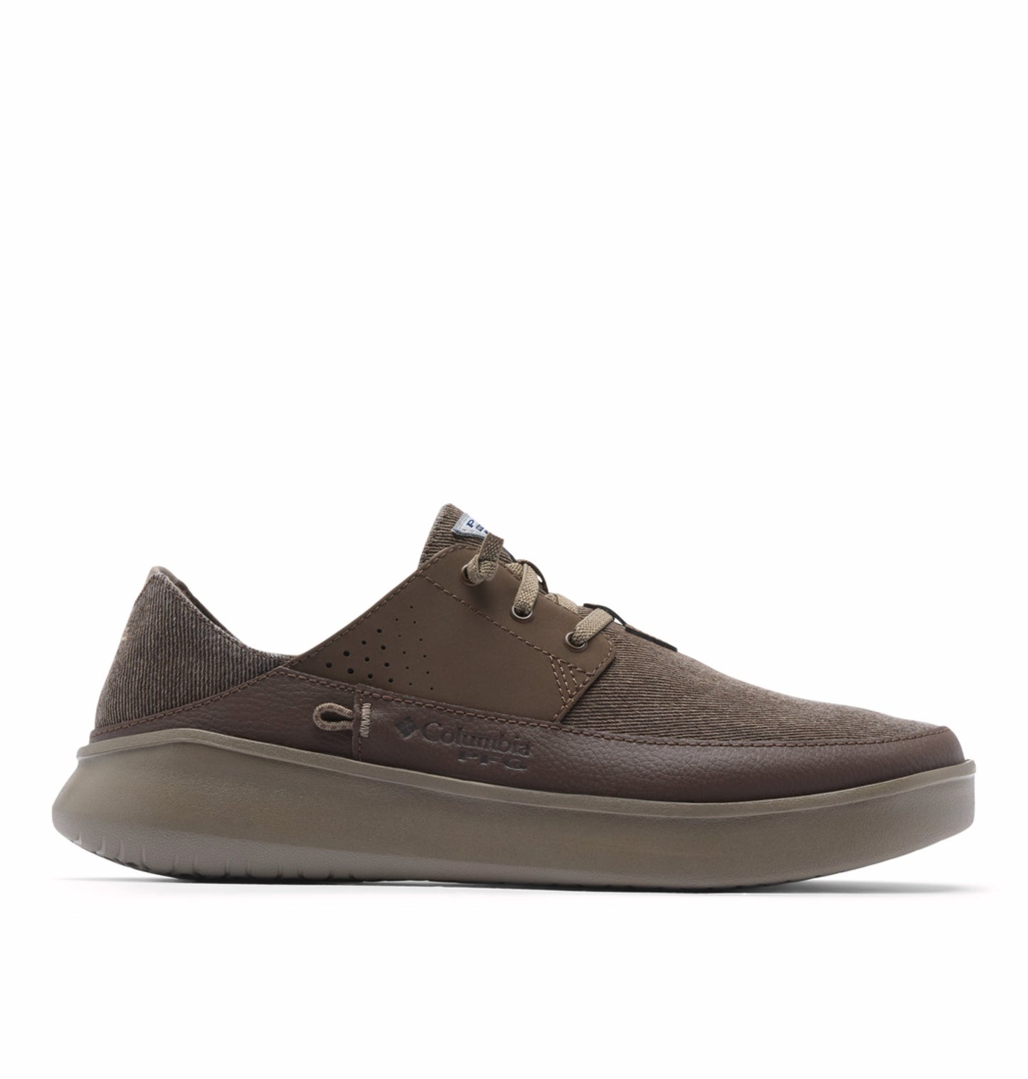 Columbia Men Brown Omni-Grip Boatside Relaxed PFG Water Shoes