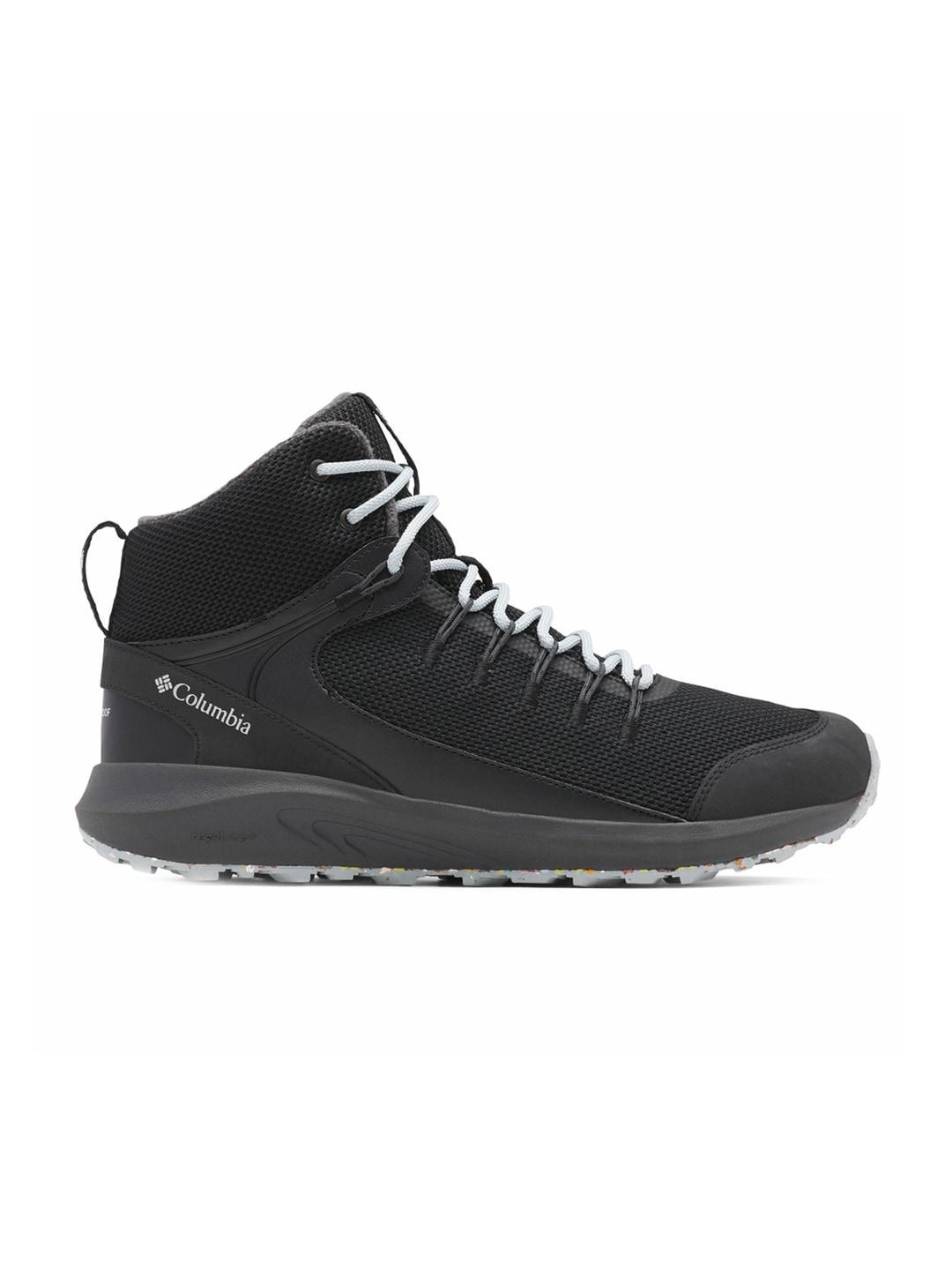 Columbia Men Black TRAILSTORM MID OMNI HEAT Water Resistant Shoes