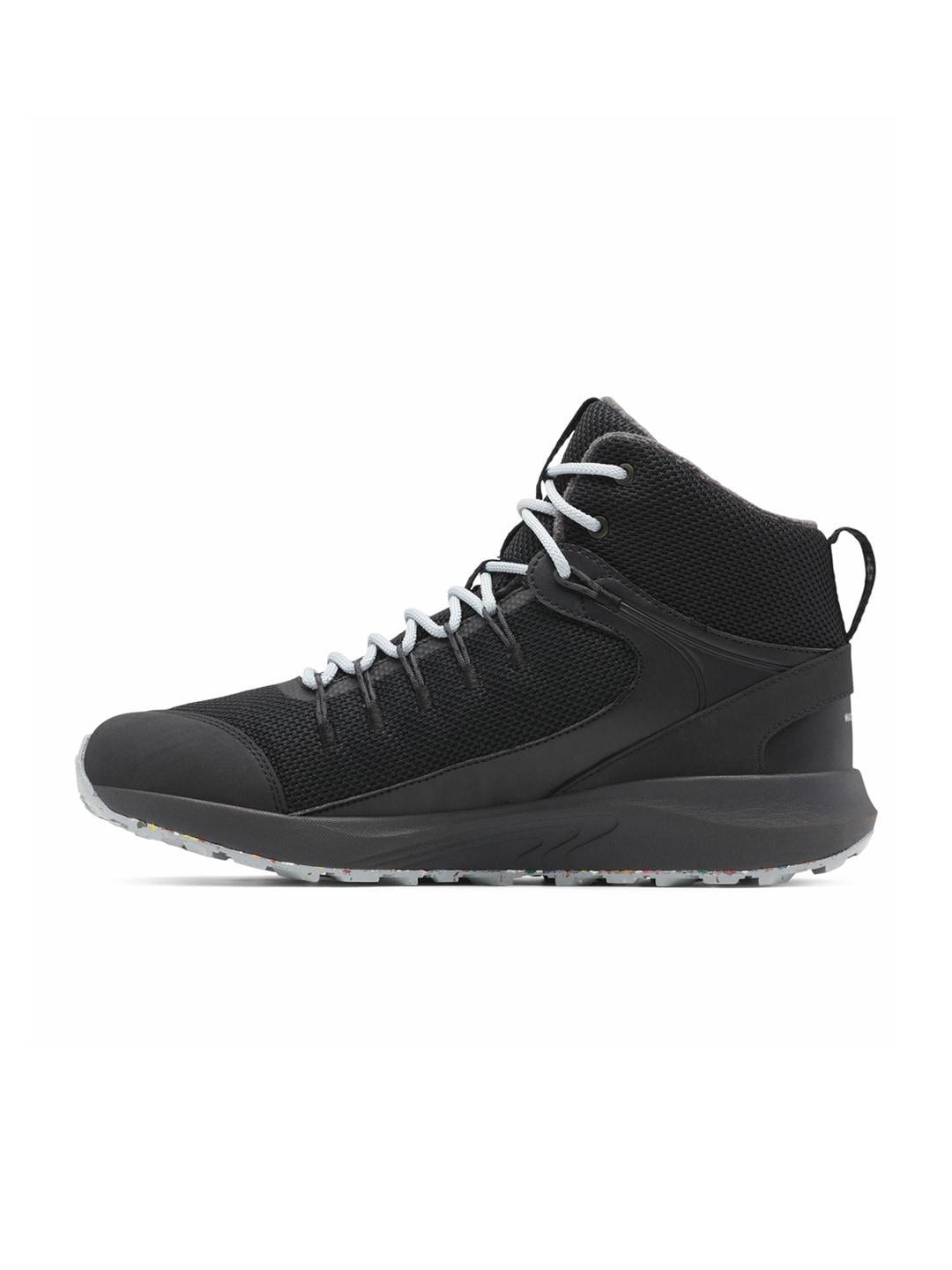 Columbia Men Black TRAILSTORM MID OMNI HEAT Water Resistant Shoes
