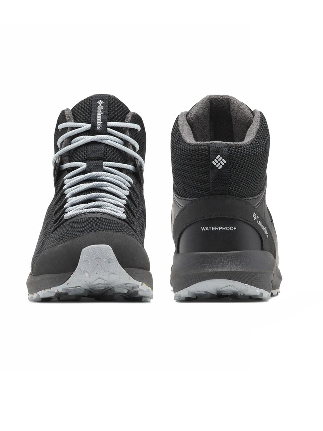 Columbia Men Black TRAILSTORM MID OMNI HEAT Water Resistant Shoes