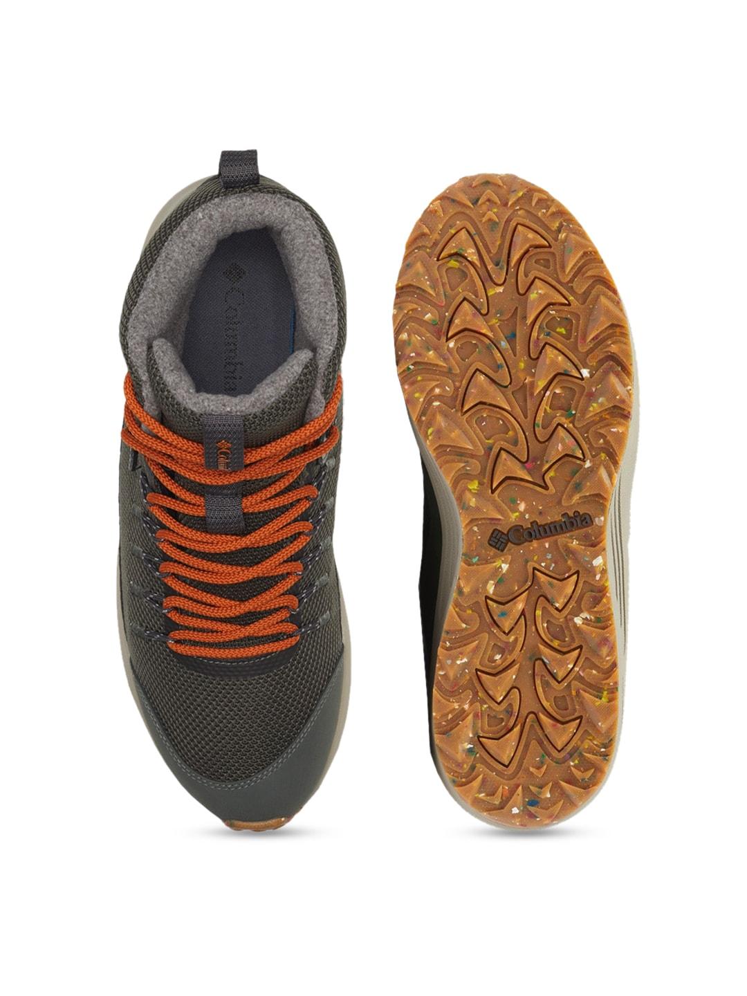 Columbia Men Green TRAILSTORM MID OMNI HEAT Water Resistant Shoes