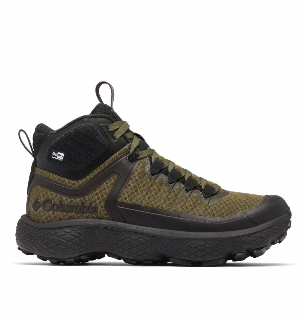Columbia Men Green OmniMax Escape Thrive Titanium Waterproof Hiking and Trekking Shoes