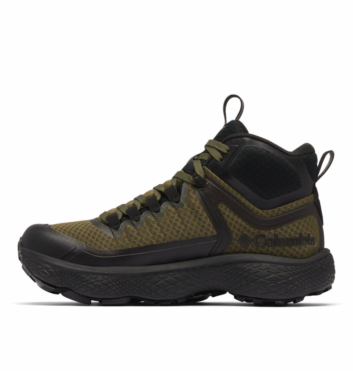 Columbia Men Green OmniMax Escape Thrive Titanium Waterproof Hiking and Trekking Shoes