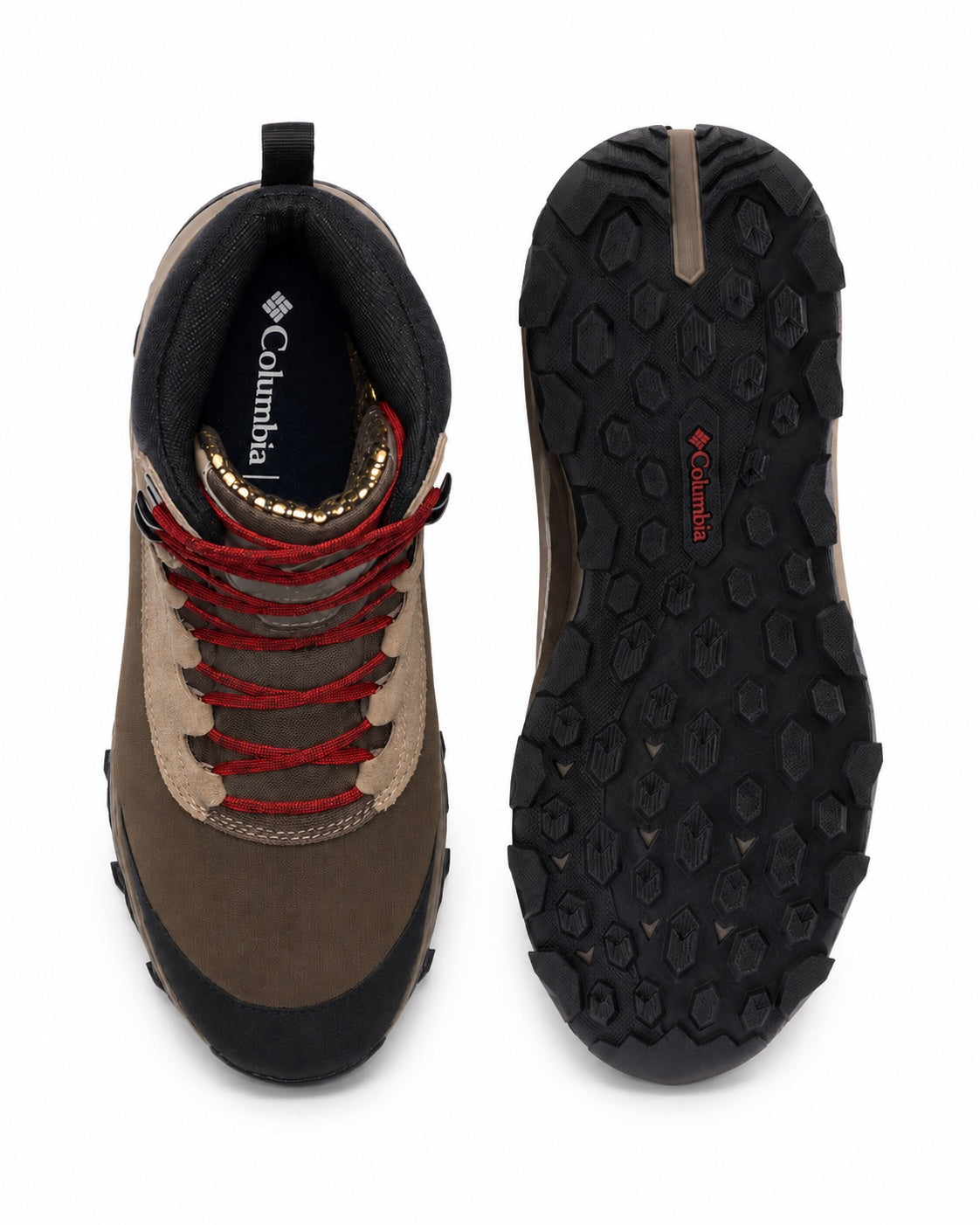 Columbia Men Brown Omni-Heat Infinity Expeditionist Shield Shoes