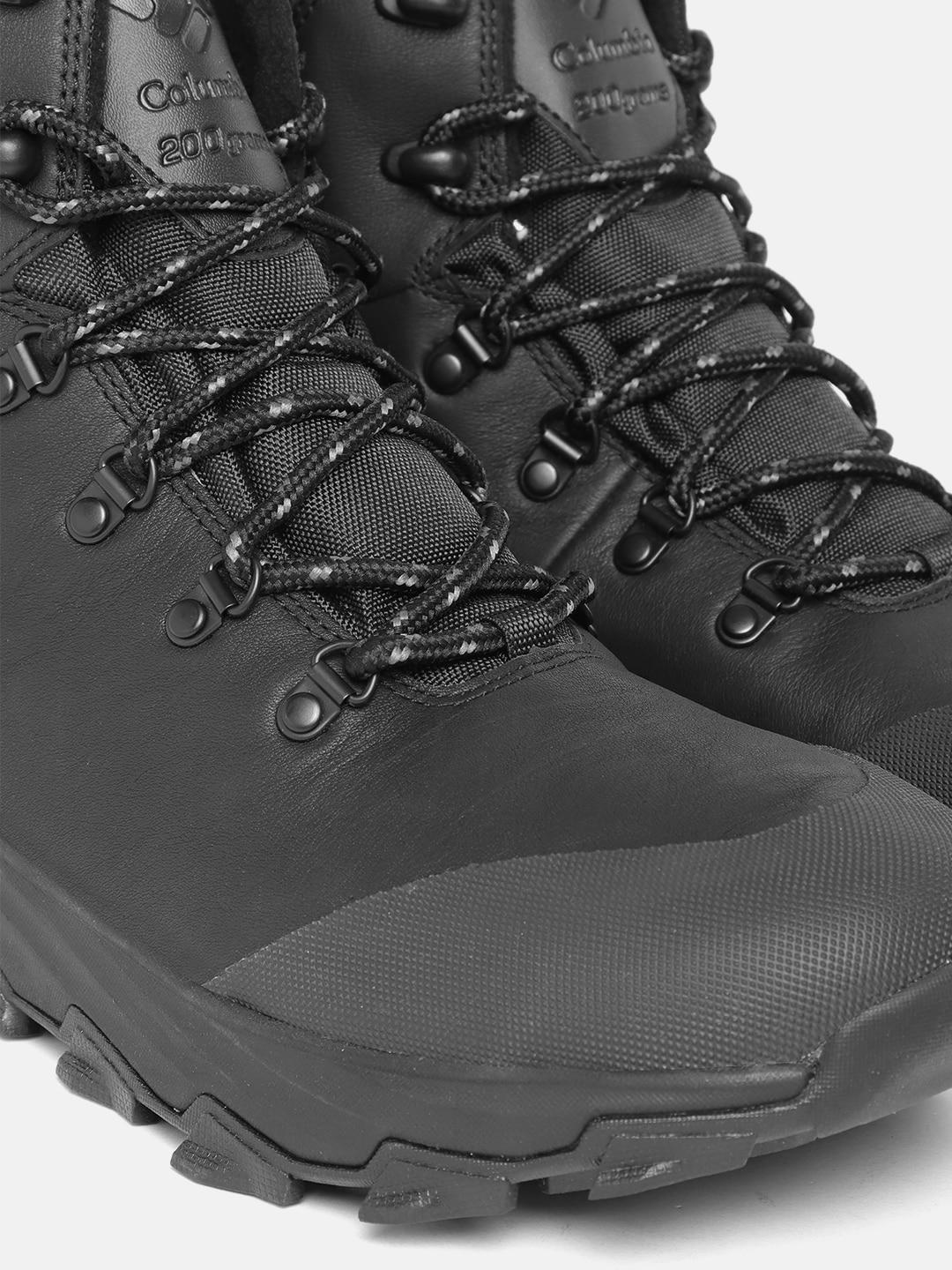 Columbia Men Black EXPEDITIONIST BOOT Water Resistant Shoes