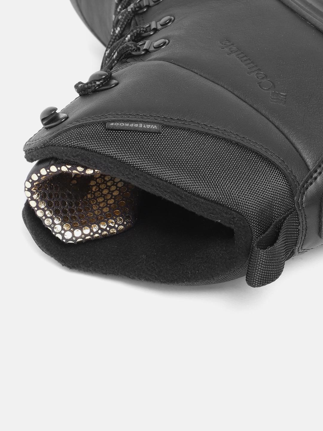 Columbia Men Black EXPEDITIONIST BOOT Water Resistant Shoes