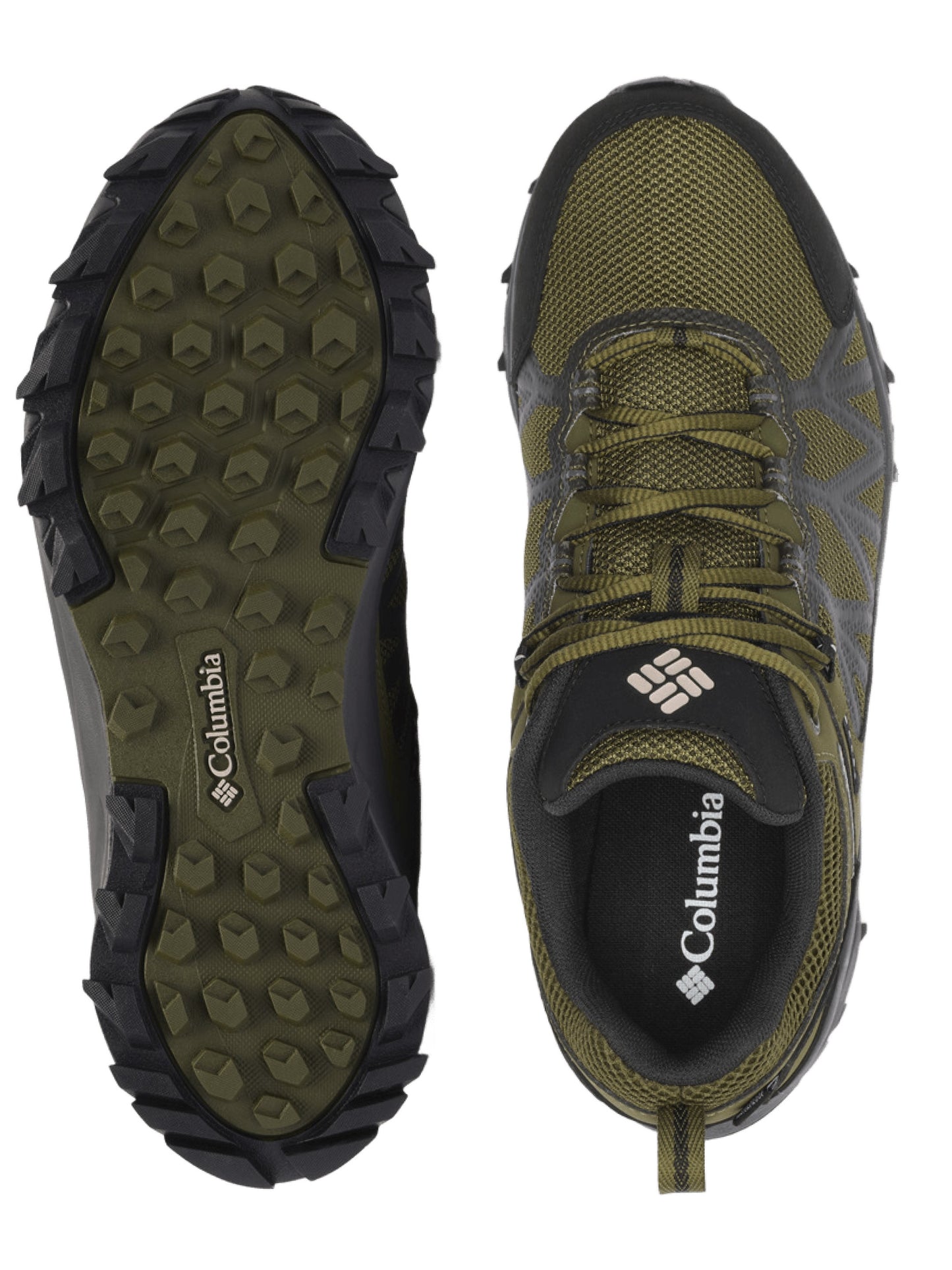 Columbia Men's Olive Green OutDry Peakfreak II Waterproof Hiking Shoes