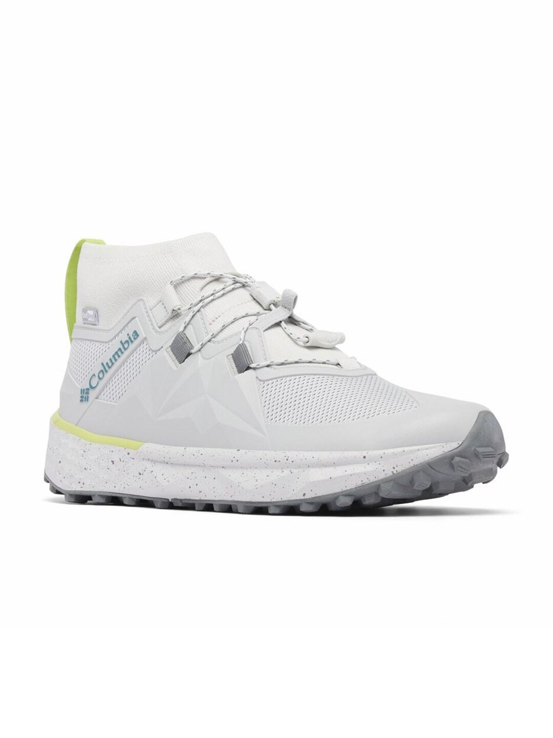 Columbia Men Grey OutDry Facet 75 Alpha Mid Waterproof Hiking Shoes