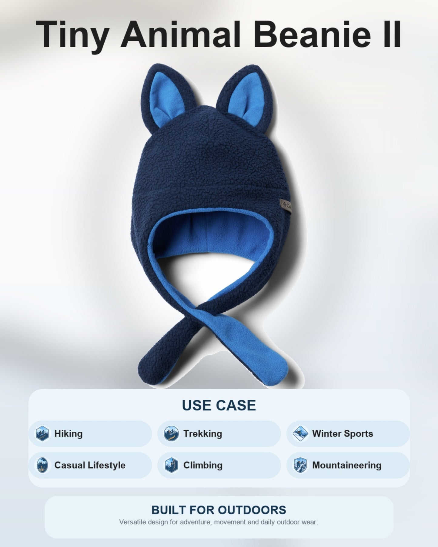 Columbia Kids Unisex Toddler Blue Tiny Animal Beanie II