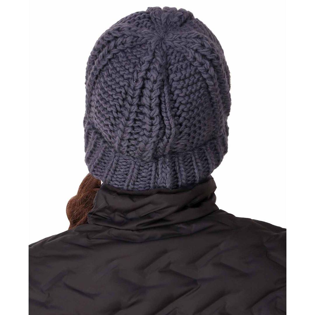 Columbia Women Navy Blue Hideaway Haven Slouchy Beanie