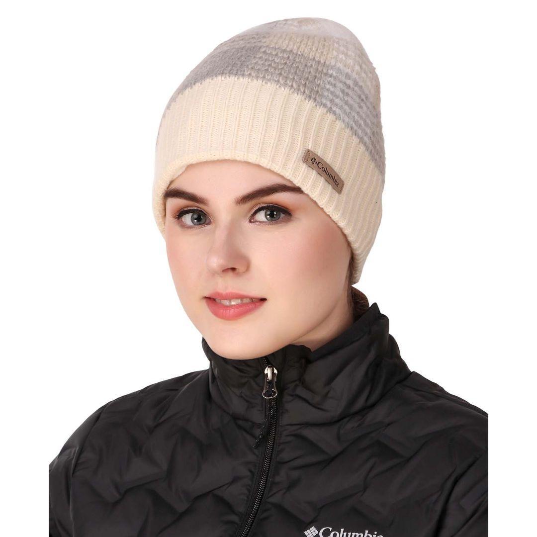Columbia Women White Permafrost Plush Beanie II