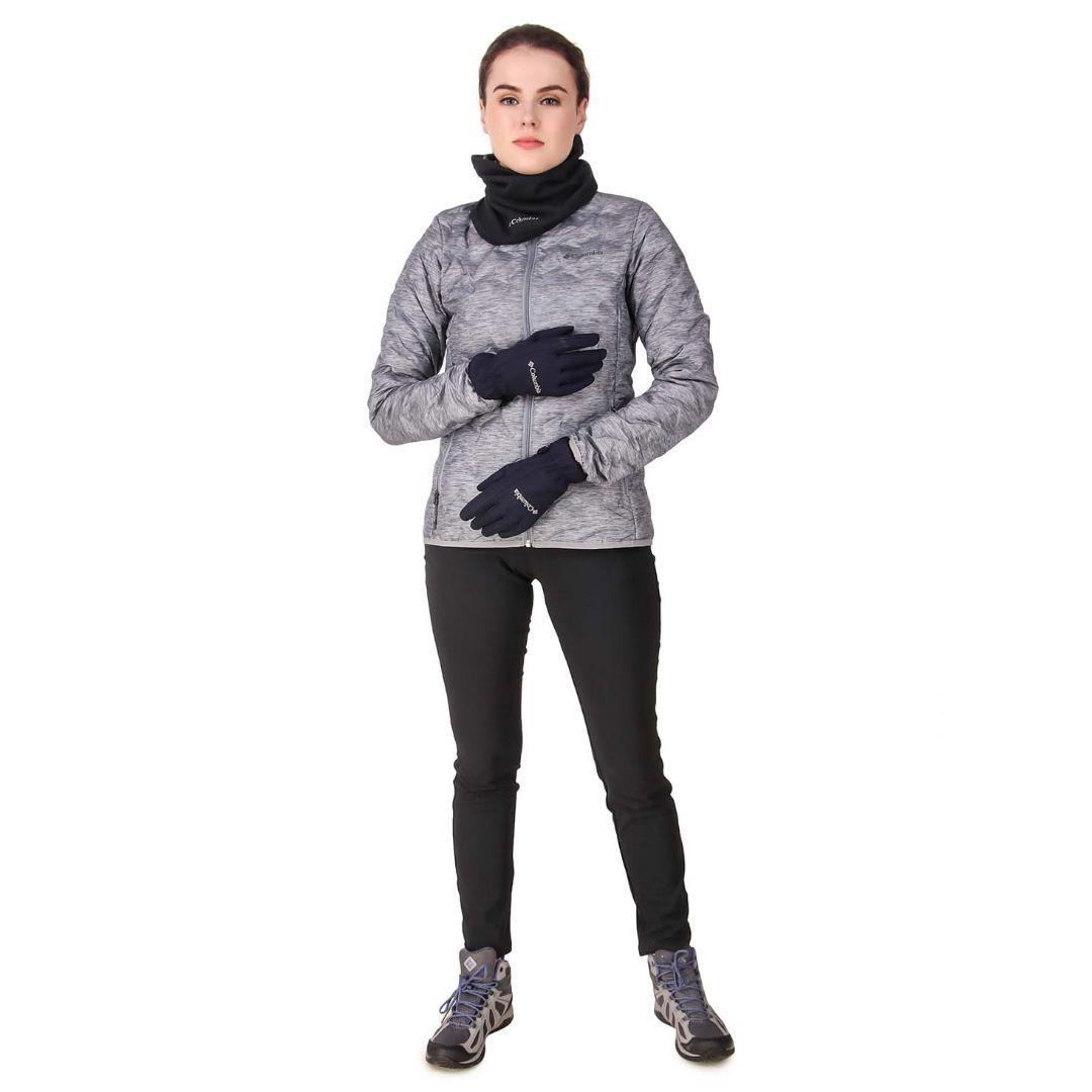 Columbia Women Navy Blue W Kruser Ridge Softshell Gloves