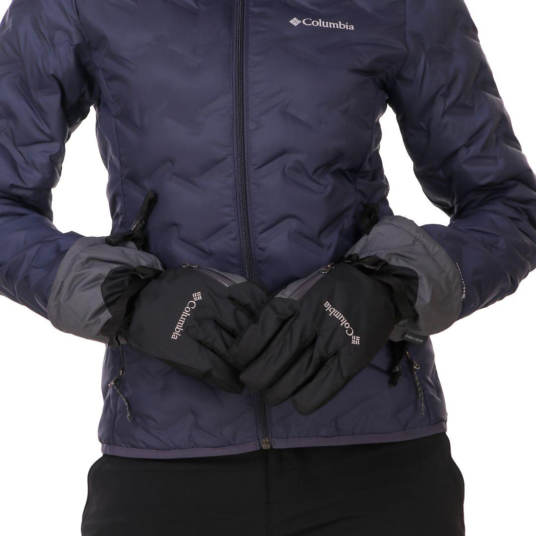 Columbia Women Black Bugaboo Womens Interchange Gloves