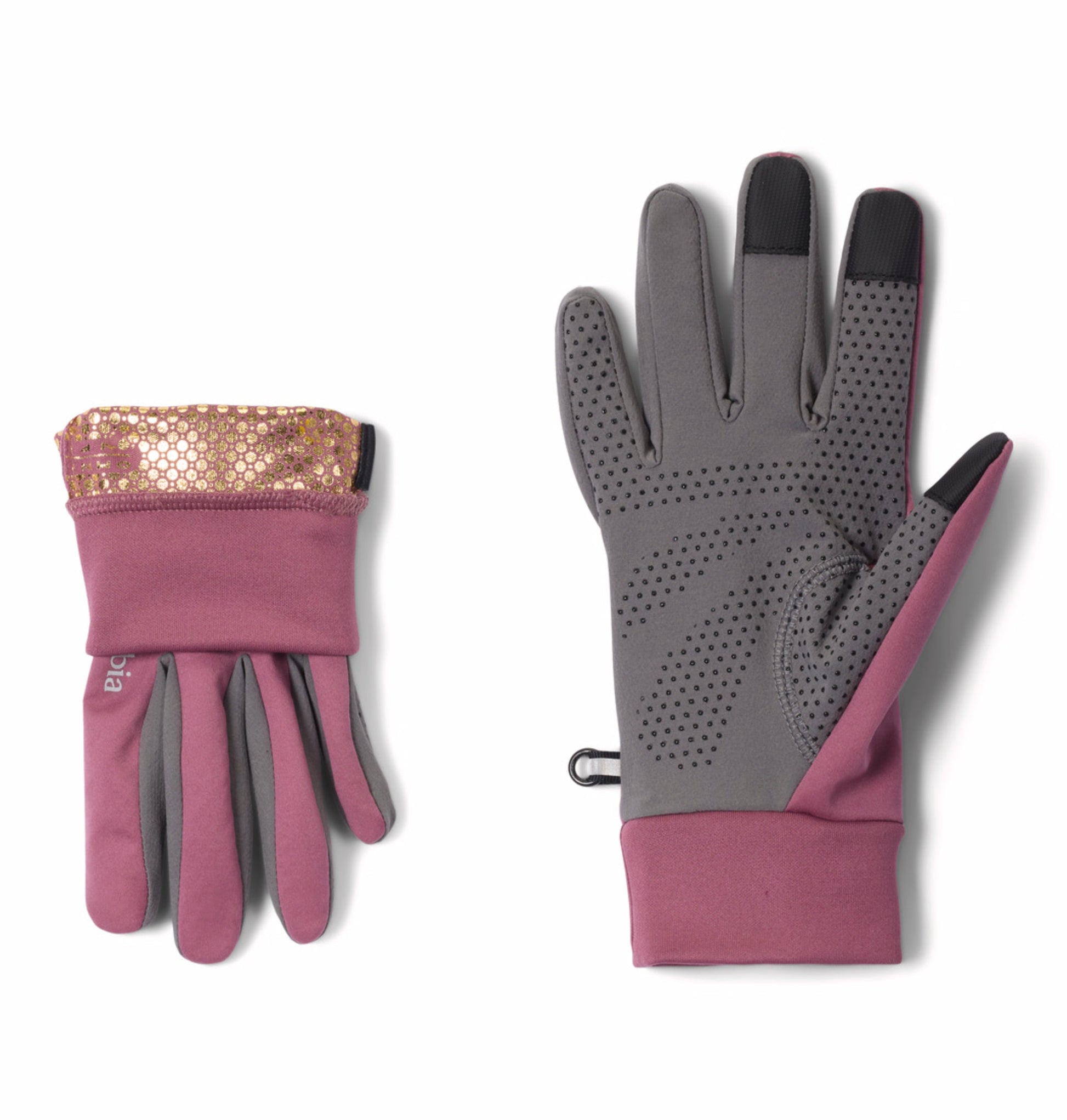 Columbia Women Purple Omni-Heat Infinity W Trail Commute II Gloves