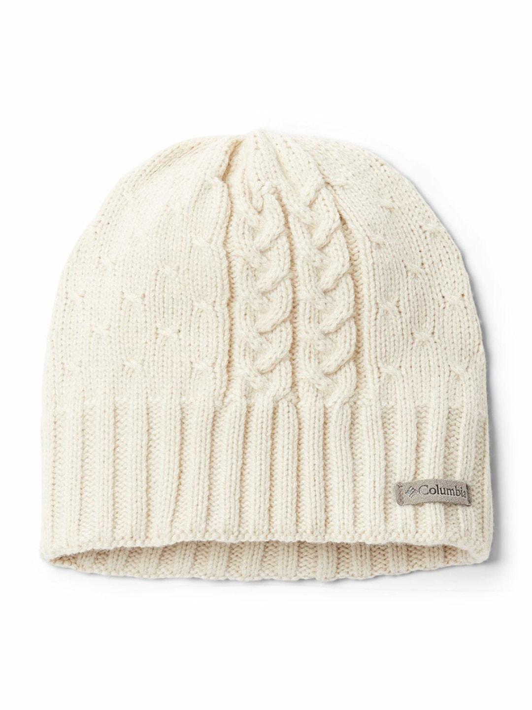 Columbia Women White Cabled Cutie II Beanie