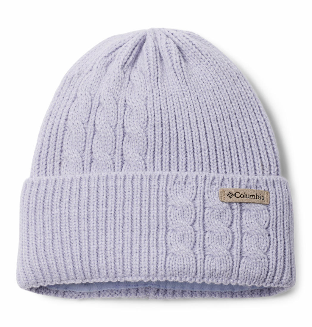 Columbia Women Purple Agate Pass Cable Knit Beanie