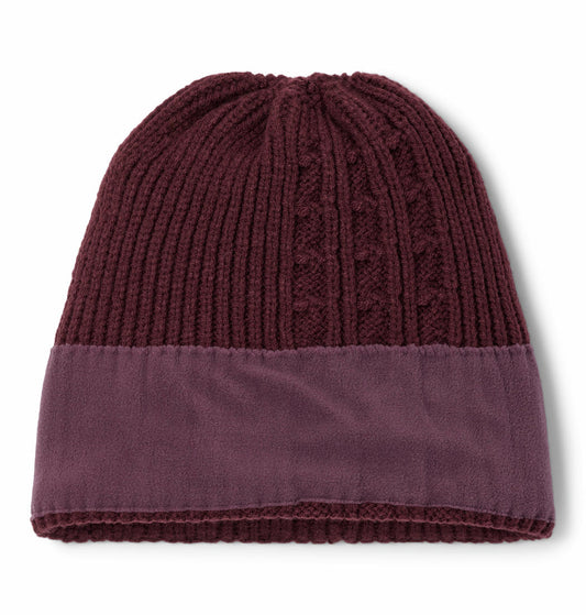 Columbia Womens Red Agate Pass Cable Knit Beanie