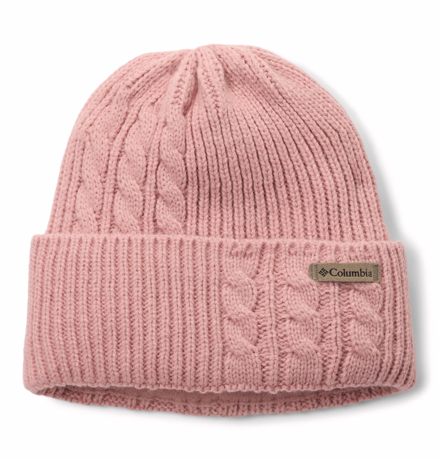 Columbia Women Pink Agate Pass Cable Knit Beanie