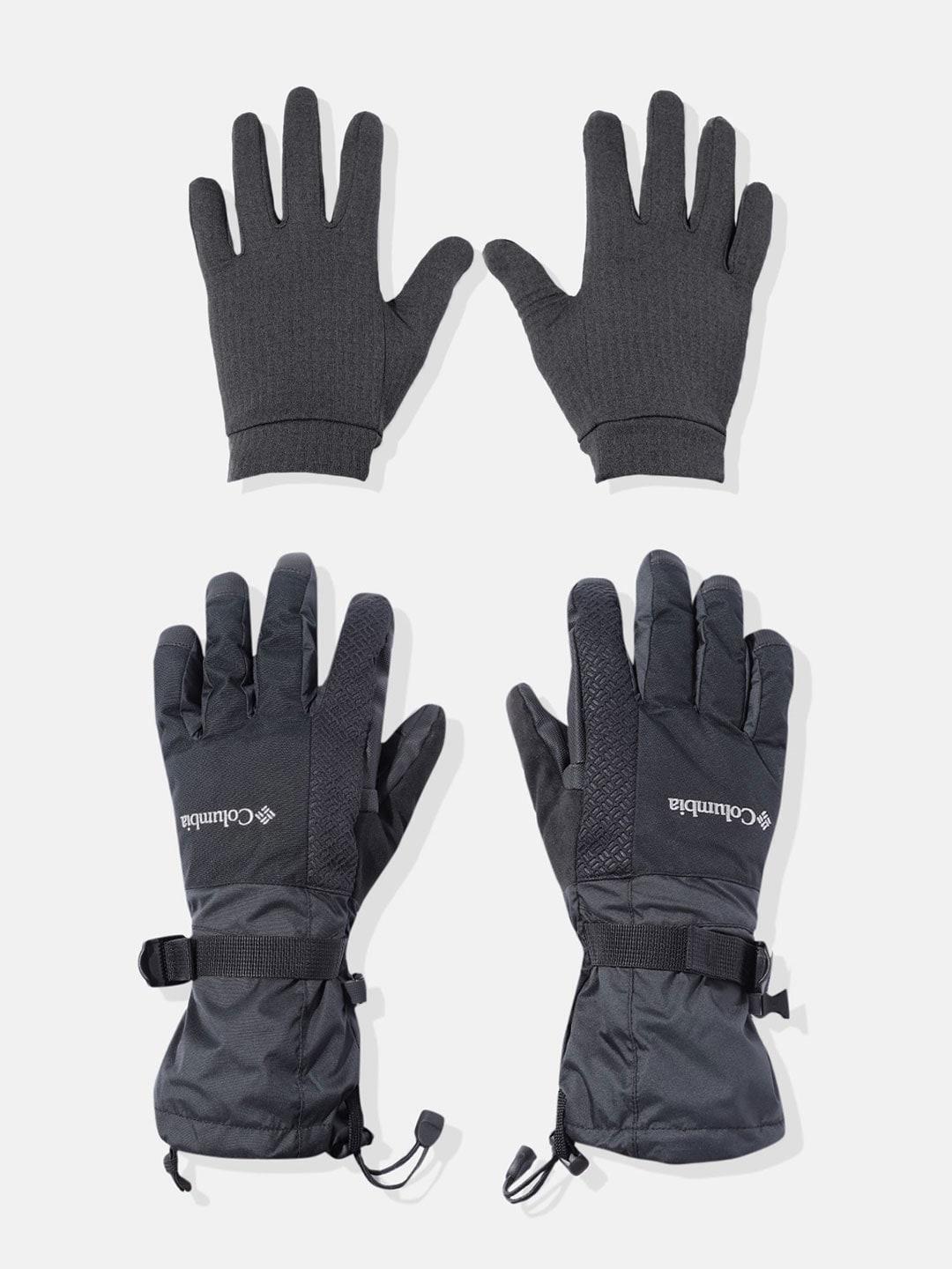 Columbia Women Black Womens Bugaboo Interchange Gloves