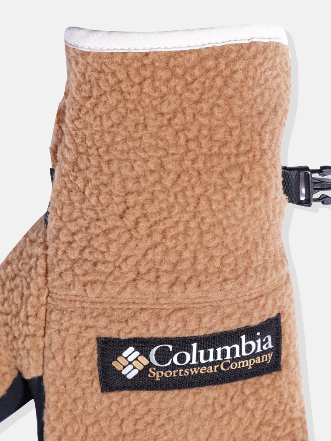 Columbia Women Brown Helvetia Sherpa Gloves